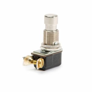 Push Button Toggle Switch, SPST, 3A/250V-6A/125V AC