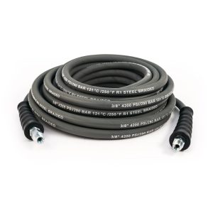 Non-Marking Pressure Washer Hoses - 1 & 2 Wire, Multiple Swivel & Coupler Options