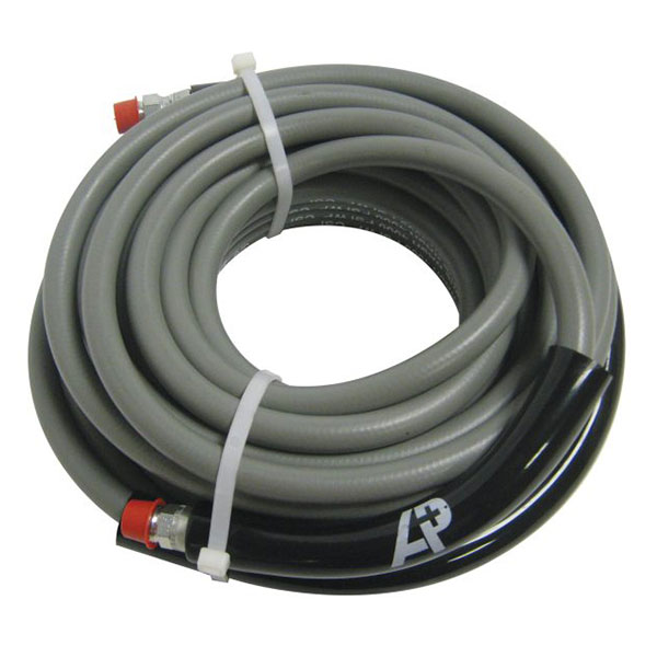 A+ 1-Wire Non-Marking Pressure Washer Hose - Gray, 3/8" ID
