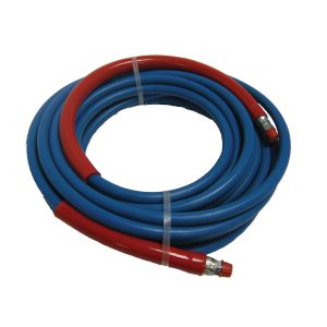 A+ 1 Wire Non-Marking Pressure Washer Hose - Blue, 3/8" ID