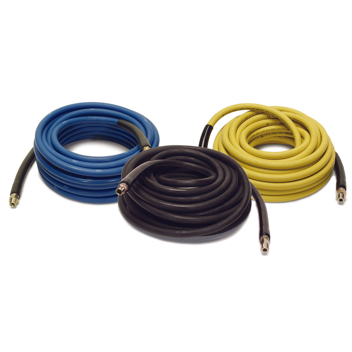 Legacy Non-Marking Pressure Washer Hoses - Yellow, Black, and Blue Options