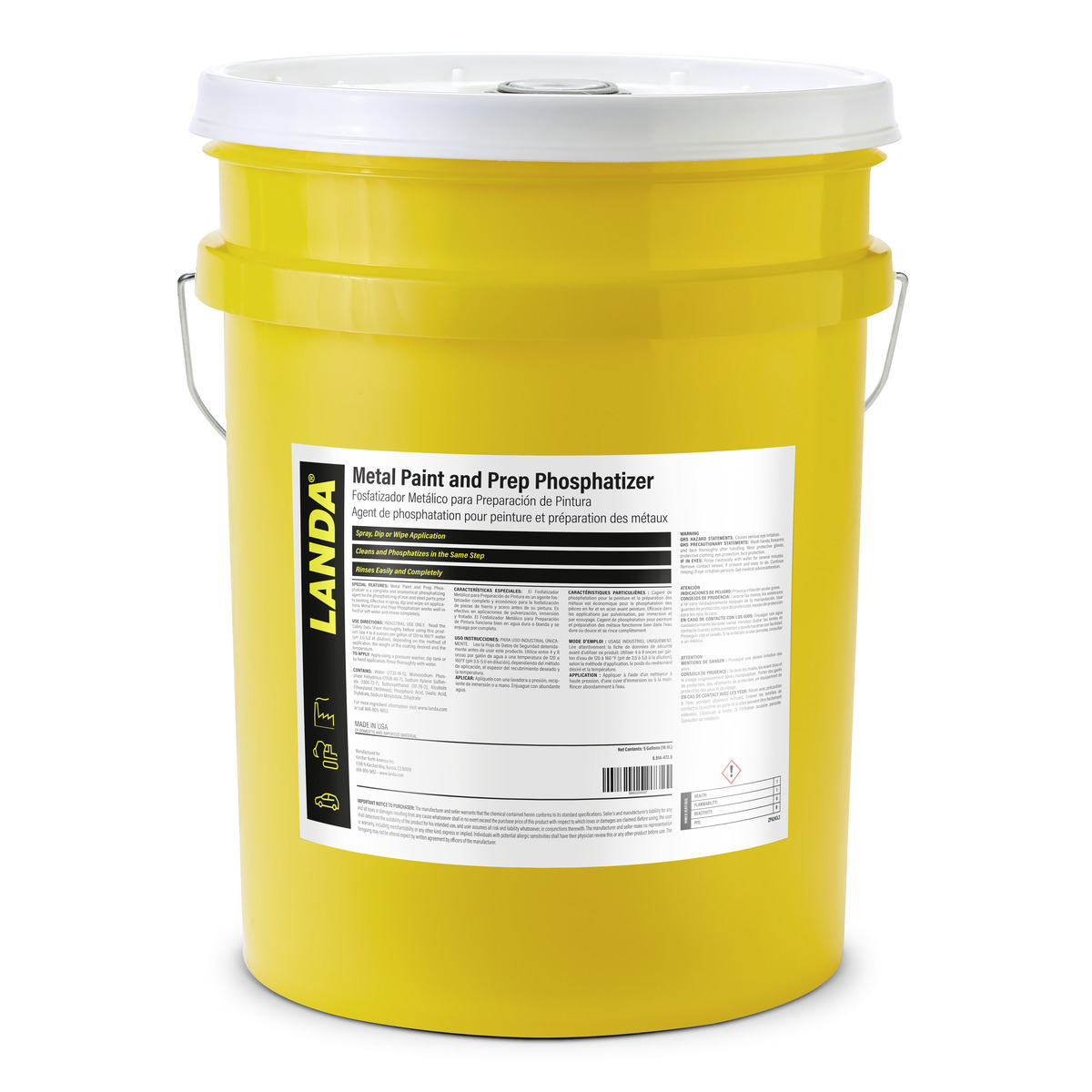 Metal Paint and Prep Phosphatizer, 5gal